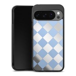 Checked Pattern Light Blue without Background