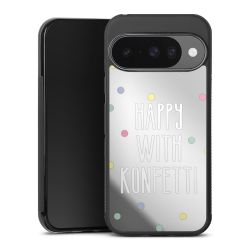 Happy with Konfetti White ohne Hintergrund