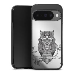 Uil Mandala zonder achtergrond