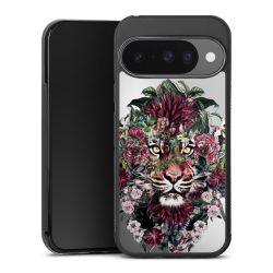 Tigre floral sans fond