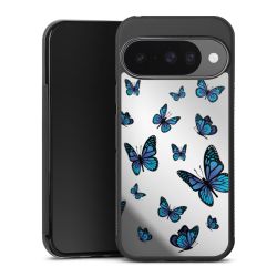 Motif papillon transparent
