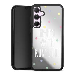 Happy with Konfetti White ohne Hintergrund