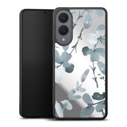 Motif eucalyptus transparent