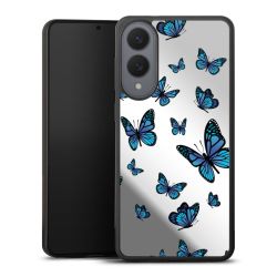 Motif papillon transparent