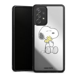 Snoopy And Woodstock Cuddling transparent