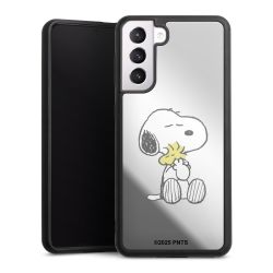 Snoopy And Woodstock Cuddling transparent