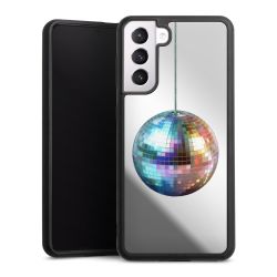 Disco Balls Party Blue Gold Transparent with AI