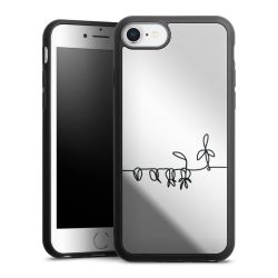 Mirror Case silber