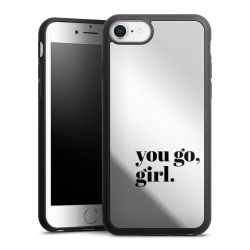 Mirror Case silber