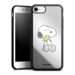 Snoopy And Woodstock Cuddling transparent