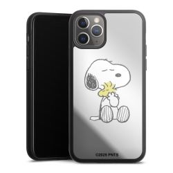 Snoopy And Woodstock Cuddling transparent