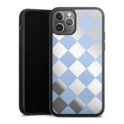 Checked Pattern Light Blue without Background