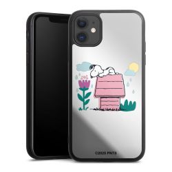 Snoopy Hundehütte Frühling transparent