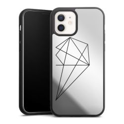 Mirror Case silber