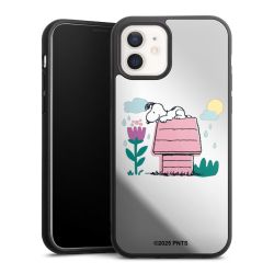 Snoopy Hundehütte Frühling transparent