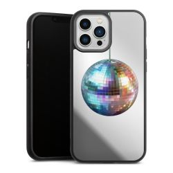 Disco Balls Party Blue Gold Transparent with AI
