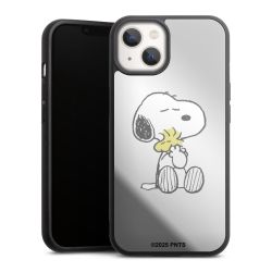 Snoopy And Woodstock Cuddling transparent