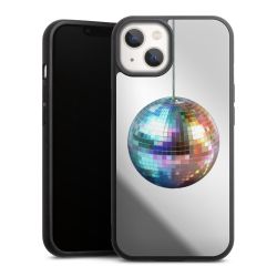 Disco Balls Party Blue Gold Transparent with AI