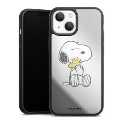 Snoopy And Woodstock Cuddling transparent