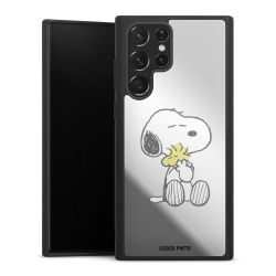 Snoopy And Woodstock Cuddling transparent