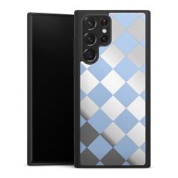 Checked Pattern Light Blue without Background