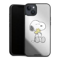 Snoopy And Woodstock Cuddling transparent
