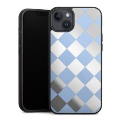 Checked Pattern Light Blue without Background