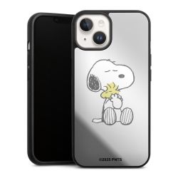 Snoopy And Woodstock Cuddling transparent