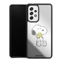 Snoopy And Woodstock Cuddling transparent