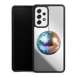 Disco Balls Party Blue Gold Transparent with AI