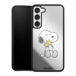 Snoopy And Woodstock Cuddling transparent