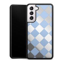 Checked Pattern Light Blue without Background