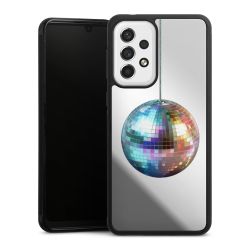 Disco Balls Party Blue Gold Transparent with AI