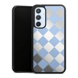 Checked Pattern Light Blue without Background