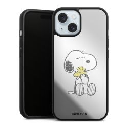 Snoopy And Woodstock Cuddling transparent