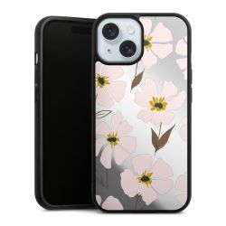 Simple Pastell Flowers Rose Transparent