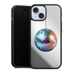 Disco Balls Party Blue Gold Transparent with AI
