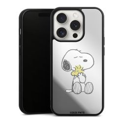Snoopy And Woodstock Cuddling transparent