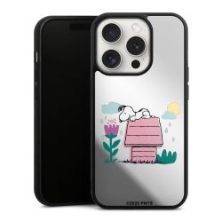 Snoopy Hundehütte Frühling transparent
