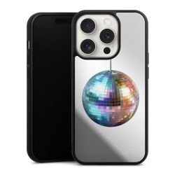 Disco Balls Party Blue Gold Transparent with AI