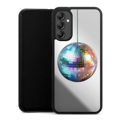Disco Balls Party Blue Gold Transparent with AI