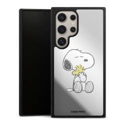 Snoopy And Woodstock Cuddling transparent