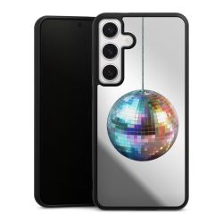 Disco Balls Party Blue Gold Transparent with AI