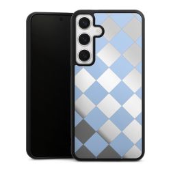 Checked Pattern Light Blue without Background