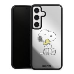 Snoopy And Woodstock Cuddling transparent