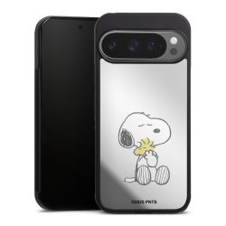Snoopy And Woodstock Cuddling transparent