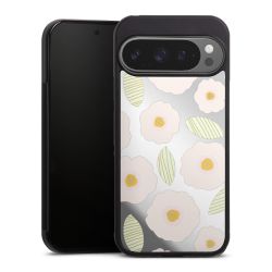 Simple Pastell Flowers Light Transparent