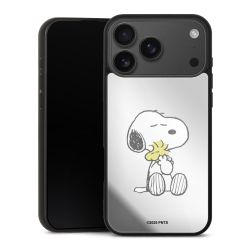 Snoopy And Woodstock Cuddling transparent