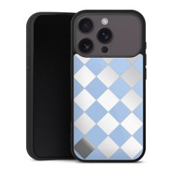 Checked Pattern Light Blue without Background