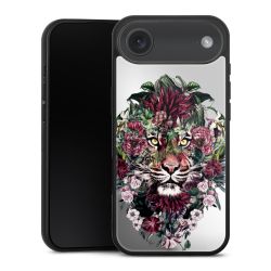 Floraler Tiger ohne Hintergrund